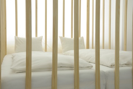 Doppelbett Rebecca Paternos doppelbett. Bild: Baby Sucess Club