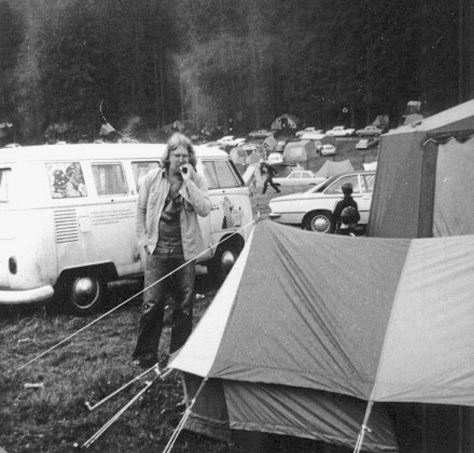on the road - 1973 … der Autor Walter Kohl 1973 on the Road. Foto Walter Kohl