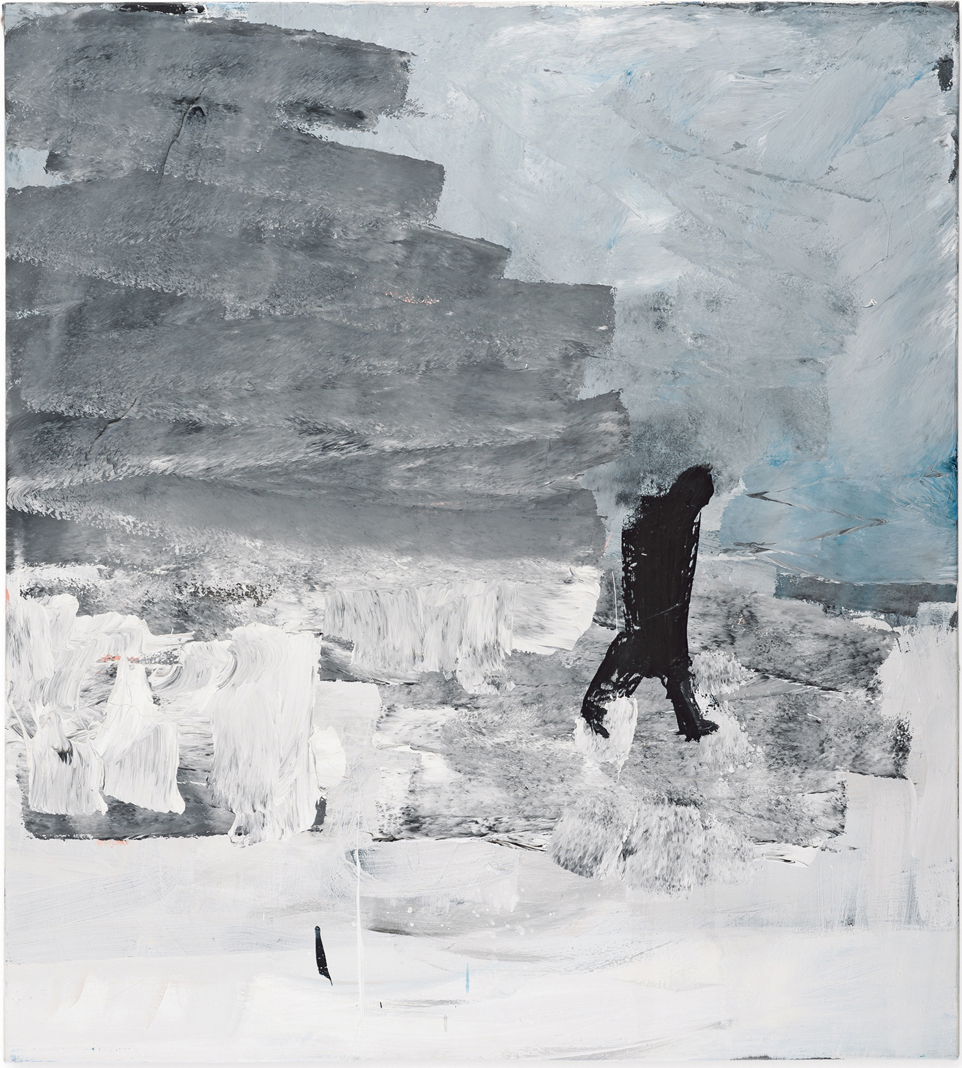 Eisheilige V von Astrid Esslinger, 100 x 90 cm, 2013. Foto Otto Saxinger