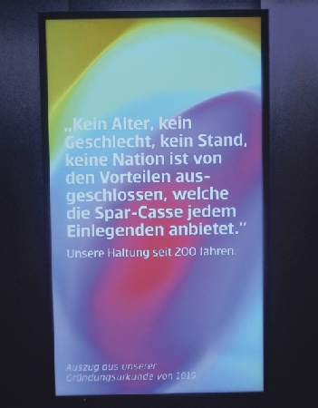 DSCN8078 Jetzt retten uns die Banken. Wir müssen nur dran glauben. Foto Die Referentin
