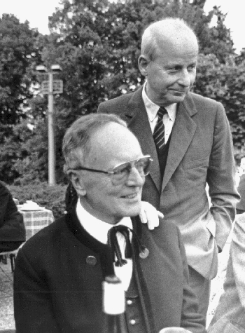Residenz_Ausstellung_01 Rudolf Bayr und Wolfgang Schaffler. Foto Wolfgang Weber / Residenz Verlag