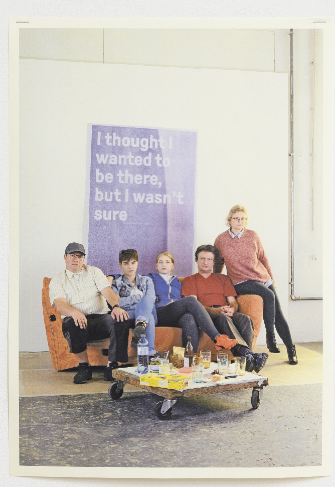 I thought I wanted to be there(Poster) Edgar Lessig, I thought I wanted to be there, but I wasn’t sure (Poster), 2021, Toner, Papier, 2 Klammern, 29,7 x 42 cm. Foto Edgar Lessig