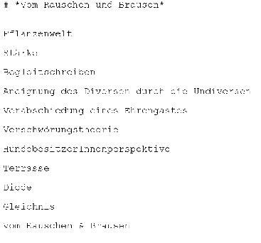 Vom Rauschen und Brausen-2 Vom Rauschen und Brausen-2