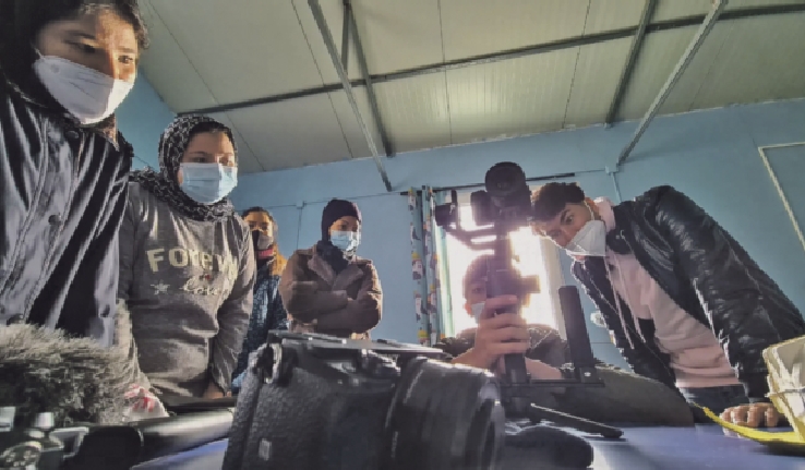 3 Copy ReFOCUS Media Labs cinematography classes on Lesvos. ReFOCUS Media Labs archive