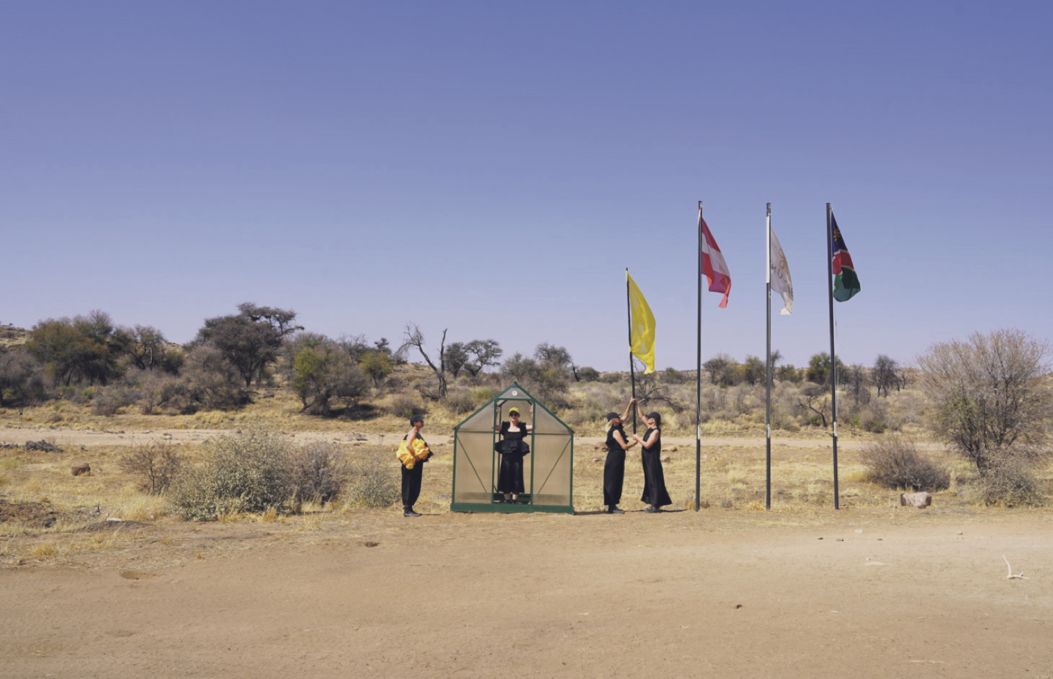 Die freundinnenderkunst in Namibia.